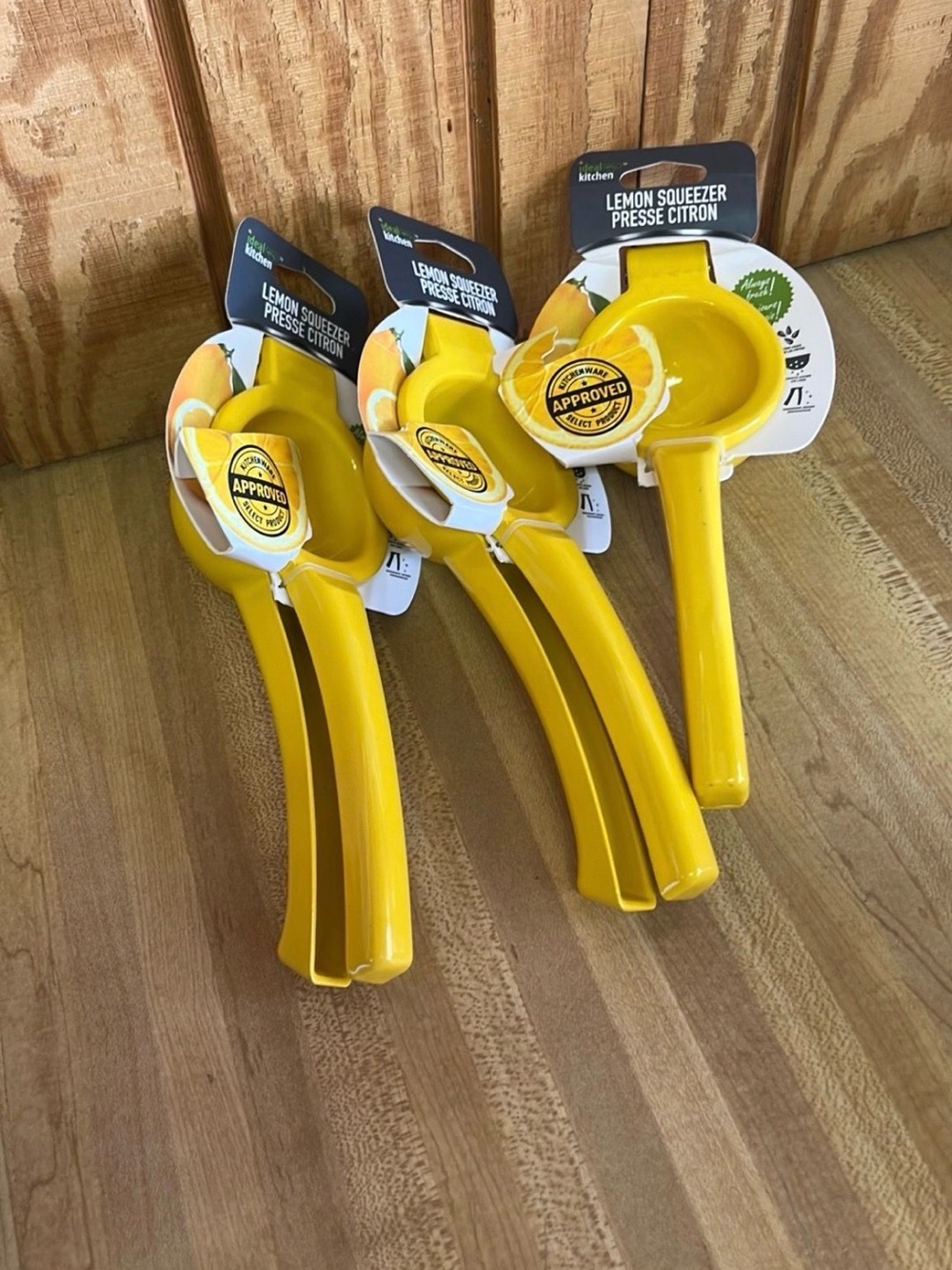 Yellow Lemon Squeezer - Set of 3
